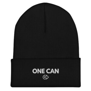 ONE CAN Embroidered Beanie